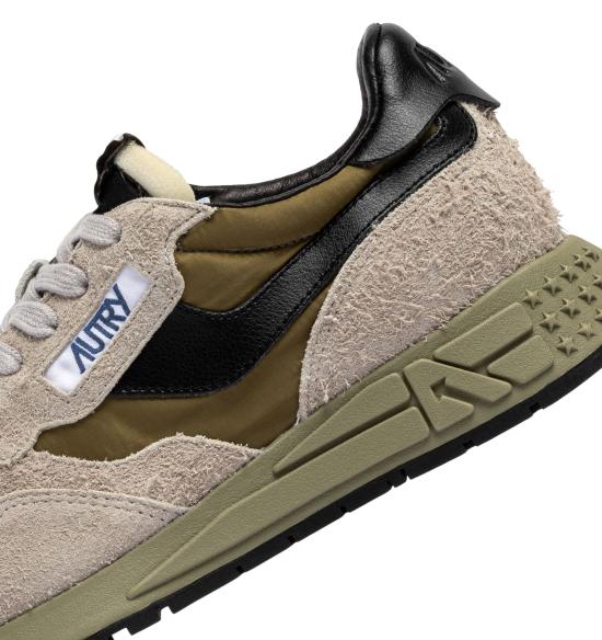 26FW 오트리 릴윈드 로우 나일론 스웨이드 스니커즈 WWLMBY05 SPIAG HERB - AUTRY