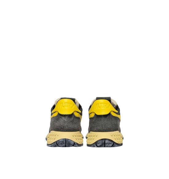 26FW 오트리 릴윈드 로우 나일론 스웨이드 스니커즈 WWLMGQ06 DPGRN QUIN - AUTRY
