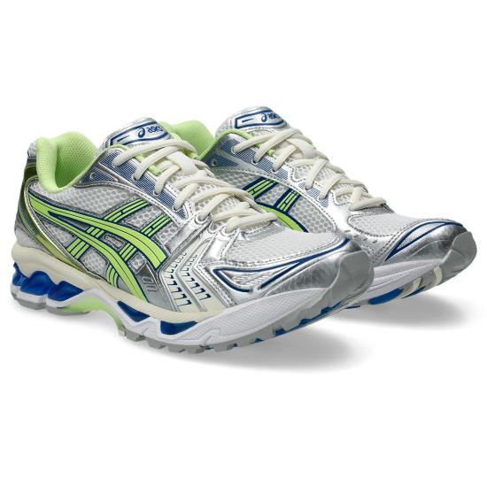 26FW 아식스 젤 카야노 14 스니커즈 1203A537 108 WHITE LIME GREEN - ASICS