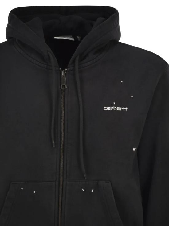26FW 칼하트 WIP 후드 티셔츠 I036913 89EJ BLACK - CARHARTT WIP