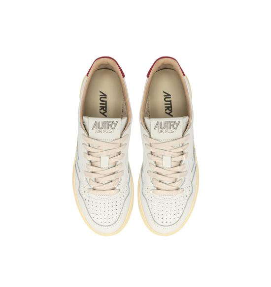 26FW 오트리 메달리스트 로우 스니커즈 AULMBJ01 WHT DEEPCLARET - AUTRY