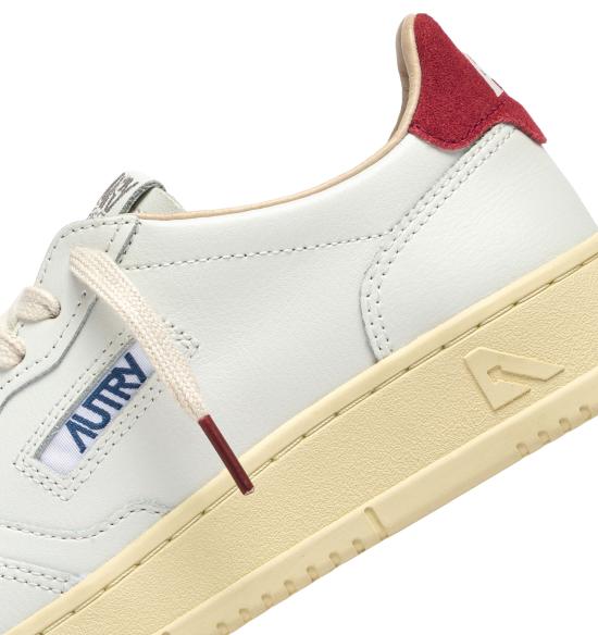 26FW 오트리 메달리스트 로우 스니커즈 AULMBJ01 WHT DEEPCLARET - AUTRY