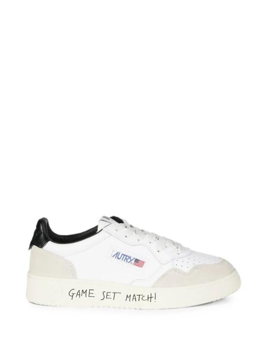 26FW 오트리 메달리스트 로우 스니커즈 AULMMA04 WHT BLACK