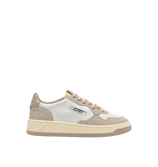 26FW 오트리 메달리스트 로우 스니커즈 AULMBW05 WHT FEATHERGRAY