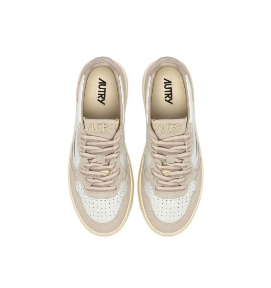 26FW 오트리 메달리스트 로우 스니커즈 AULMBW05 WHT FEATHERGRAY - AUTRY