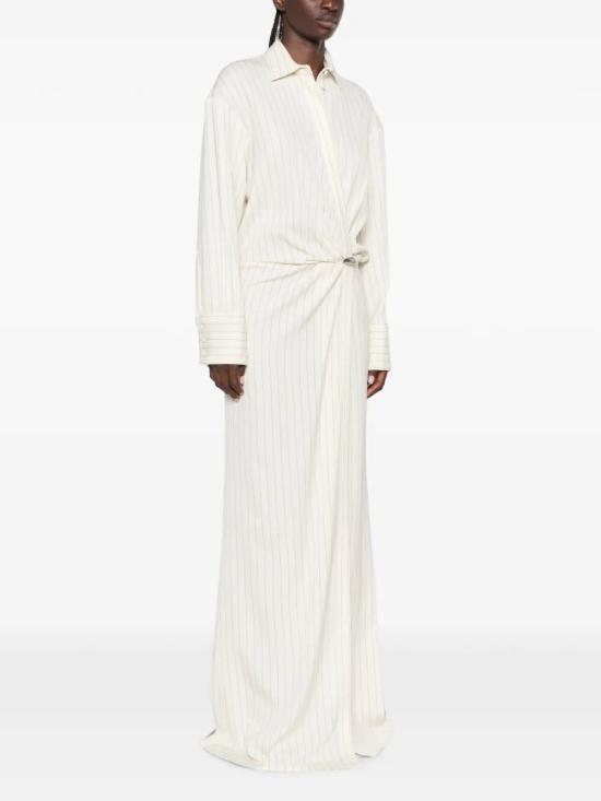 26FW 돈답 롱 원피스 DA570 ES0080D XXX 001 LATTE - DONDUP