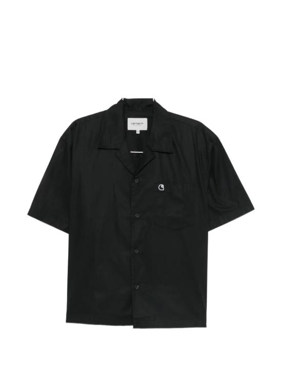 26FW 칼하트 WIP 반팔 셔츠 I036809 0D2XX BLACK WHITE