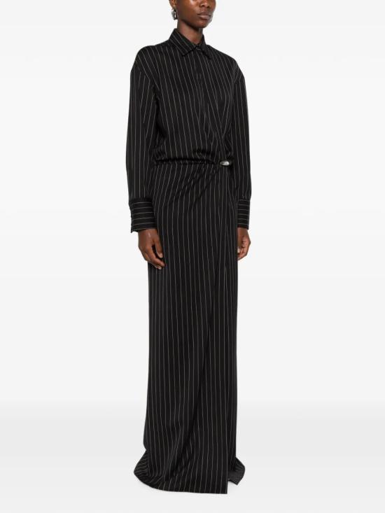 26FW 돈답 롱 원피스 DA570 ES0080D XXX 999 NERO - DONDUP