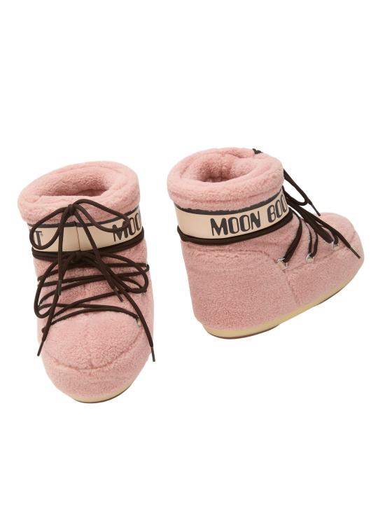 26FW 문부츠 아이콘 나일론 로우 부츠 80D1409700 J001 PINK - MOON BOOT