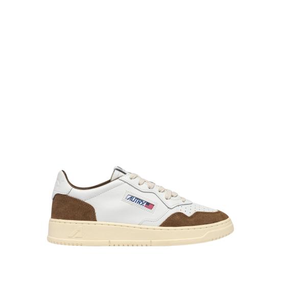 26FW 오트리 메달리스트 로우 스니커즈 AULMFT17 WHT TABACCO
