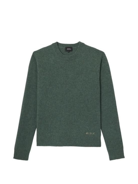 26FW 아페쎄 스웨터 WOASW H23491 PKA HEATHERED GREEN