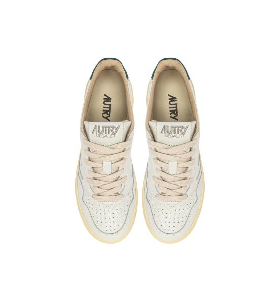 26FW 오트리 메달리스트 로우 스니커즈 AULMBJ02 WHT DKSEA - AUTRY