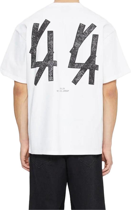 26FW 44레이블 반팔 티셔츠 44LABELGROUPGUESTLISTTSHIRTSHORTSLEEVETSHIRTSWHITE - 44 LABEL