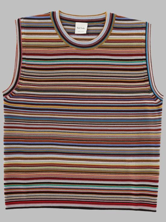 26FW 폴 스미스 민소매 티셔츠 W1R 888N W11150 92 MULTICOLOUR
