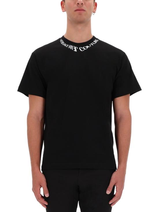 26FW 베르사체 반팔 티셔츠 79GAHP03 CJ01P899 BLACK
