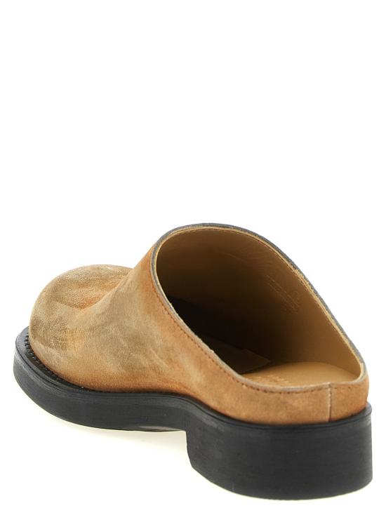 26FW MM6 메종마르지엘라 로퍼 바이커 플랫 슈즈 베이지 - MM6 MAISON MARGIELA