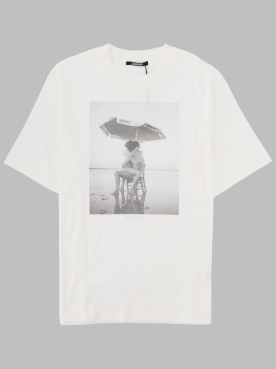 26FW 자크뮈스 반팔 티셔츠 TSU00350AJ0 02891OR WHITE