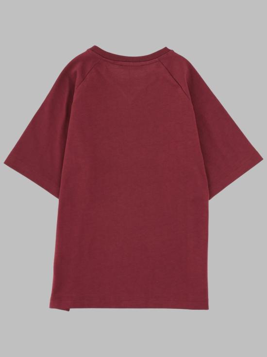 26FW [키즈] 발망 티셔츠 BZ8I01K Z3672530CE BORDEAUX - BALMAIN