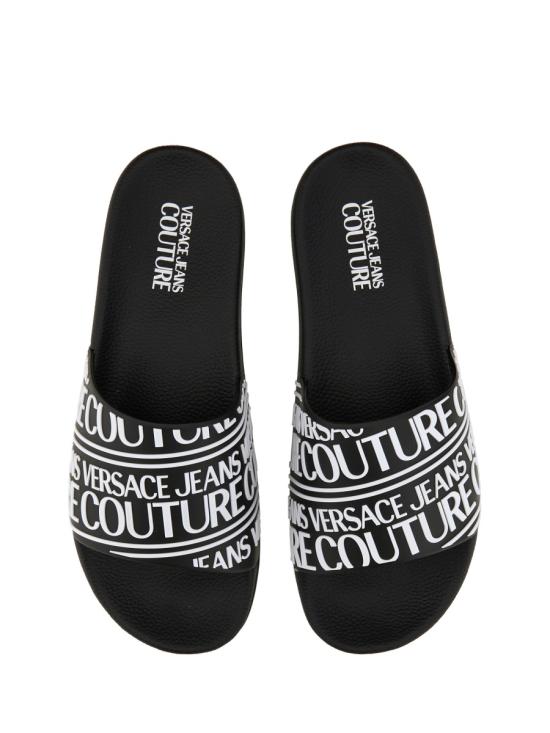 26FW 베르사체 뮬/슬리퍼 78YA3SQ1 71352899 BLACK - VERSACE