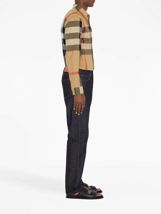  버버리 체크 코튼 셔츠 8071445 Brown - BURBERRY