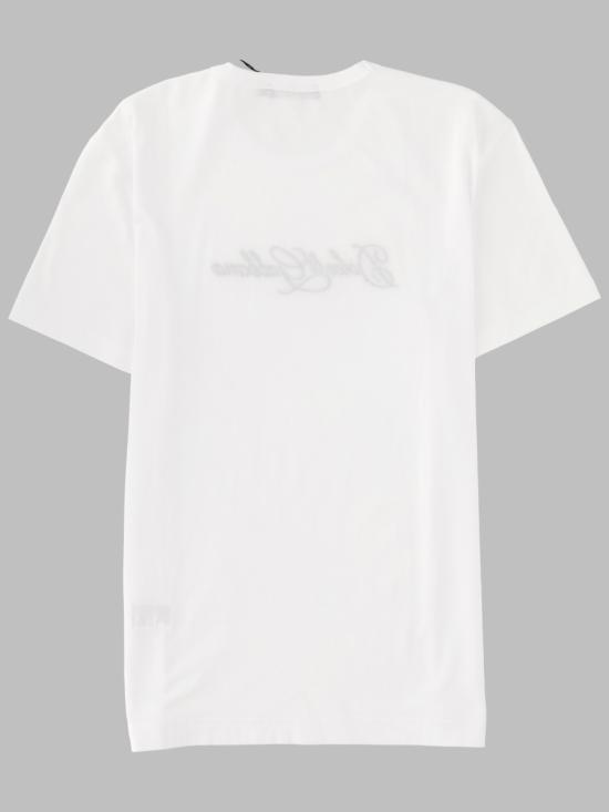 26FW 돌체앤가바나 반팔 티셔츠 G8PT1Z G7P9KW0800 WHITE - DOLCE & GABBANA