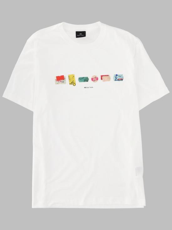 26FW PS 바이 폴스미스 반팔 티셔츠 M2R 011R WP6871 01 WHITE