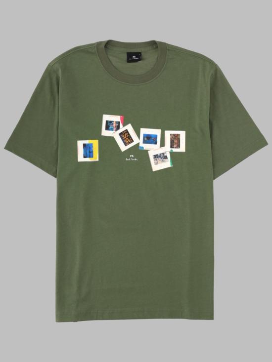 26FW PS 바이 폴스미스 반팔 티셔츠 M2R 011R WP6873 35E GREEN