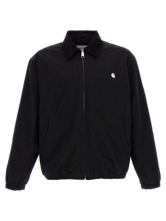 26FW 칼하트 WIP 봄버 자켓 I036804K02GD Black