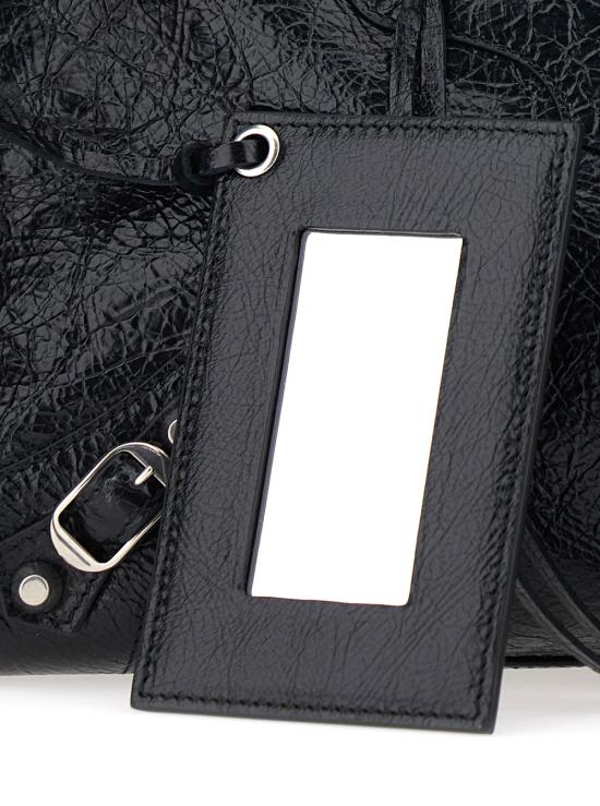 26FW 발렌시아가 르 시티 백 미디움 8657602ACLR1000 Black - BALENCIAGA