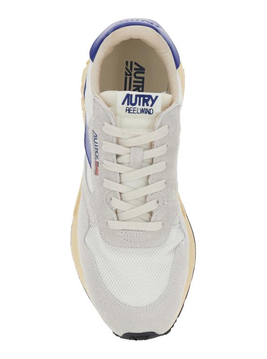 26FW 오트리 릴윈드 로우 나일론 스웨이드 스니커즈 WWLMUT01WHITE Grey - AUTRY