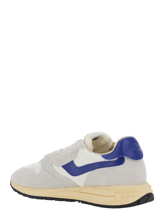 26FW 오트리 릴윈드 로우 나일론 스웨이드 스니커즈 WWLMUT01WHITE Grey - AUTRY