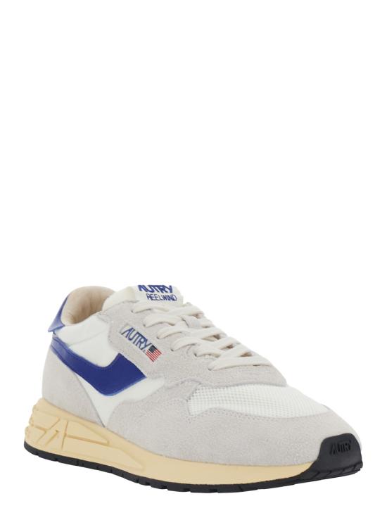 26FW 오트리 릴윈드 로우 나일론 스웨이드 스니커즈 WWLMUT01WHITE Grey - AUTRY