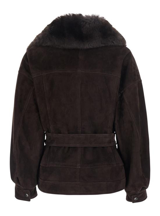 26FW 블랑샤 무스탕 26141830MORO Brown - BLANCHA
