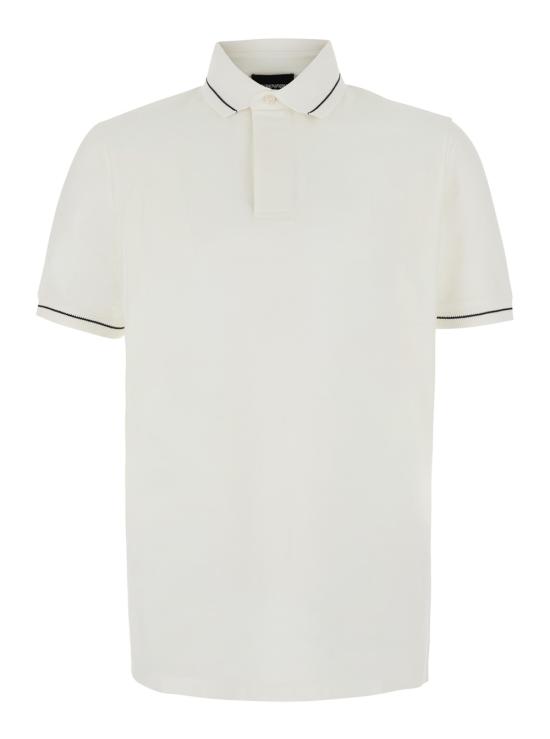 26FW 엠포리오 아르마니 폴로 티셔츠 EM006625AF12955U0003 White