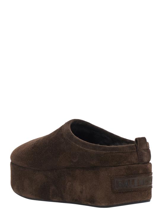 26FW 발렌시아가 알래스카 소프트 플랫폼 뮬 825258WBFC12929 Brown - BALENCIAGA