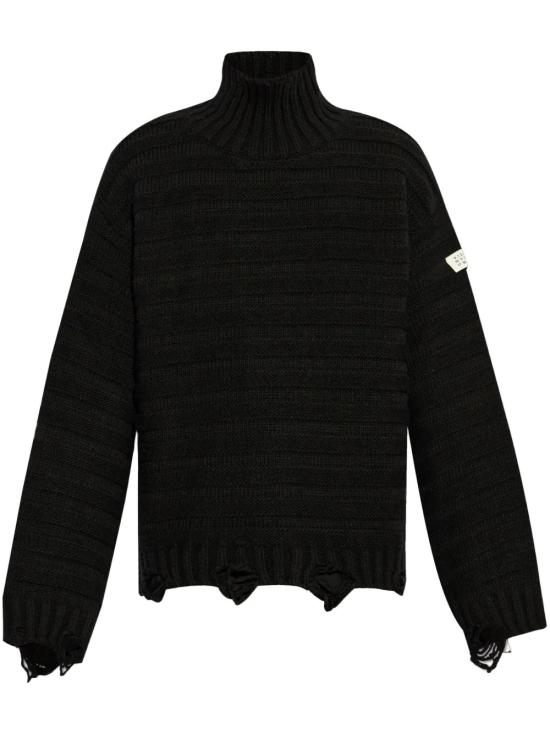 26FW MM6 메종마르지엘라 터틀넥 SH0HA0004 M13040 900 Black