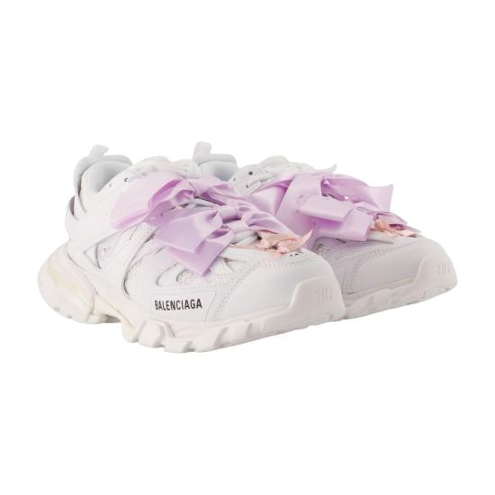 26FW 발렌시아가 트랙 보우 스니커즈 542436 WTRBW 9050 WHITE - BALENCIAGA