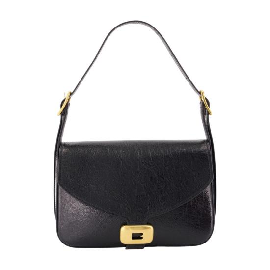 26FW 발렌시아가 클리카 숄더백 미디엄 램스킨 868672 2ACLM 1000 black