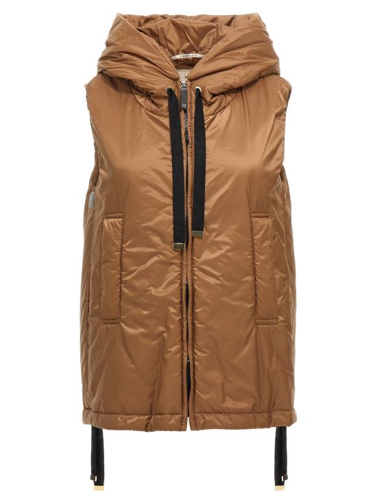 26FW 막스마라 더 큐브 패딩 조끼 그린고 질레 브라운