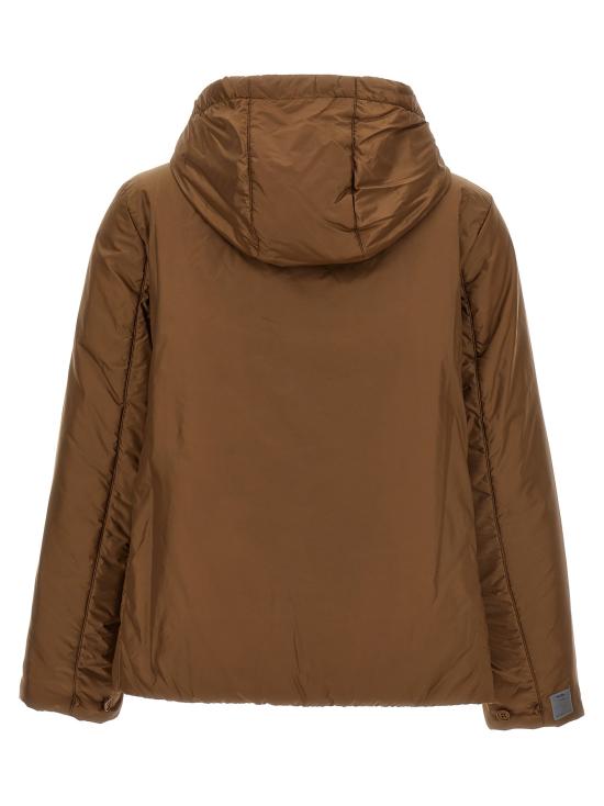 26FW 막스마라 더 큐브 패딩 그린  재킷 브라운 - MAXMARA THE CUBE