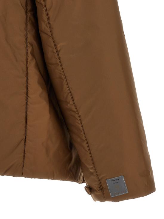 26FW 막스마라 더 큐브 패딩 그린  재킷 브라운 - MAXMARA THE CUBE