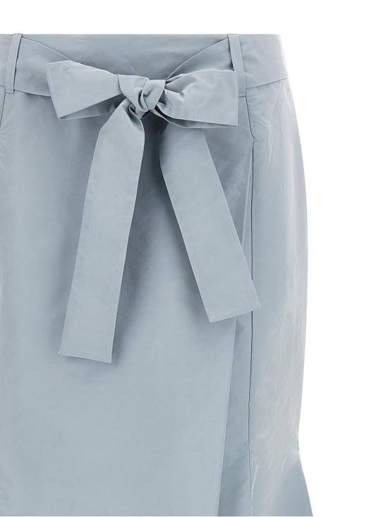 26FW 핑코 롱 스커트 머메이드 , 연한 파란색 - PINKO