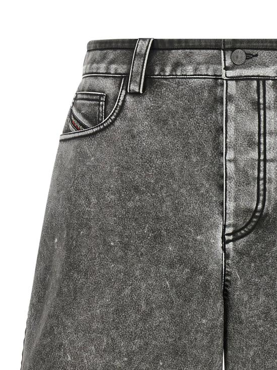 26FW 디젤 데님 숏팬츠 P-Arlor 버뮤다 및 쇼트 그레이 - DIESEL