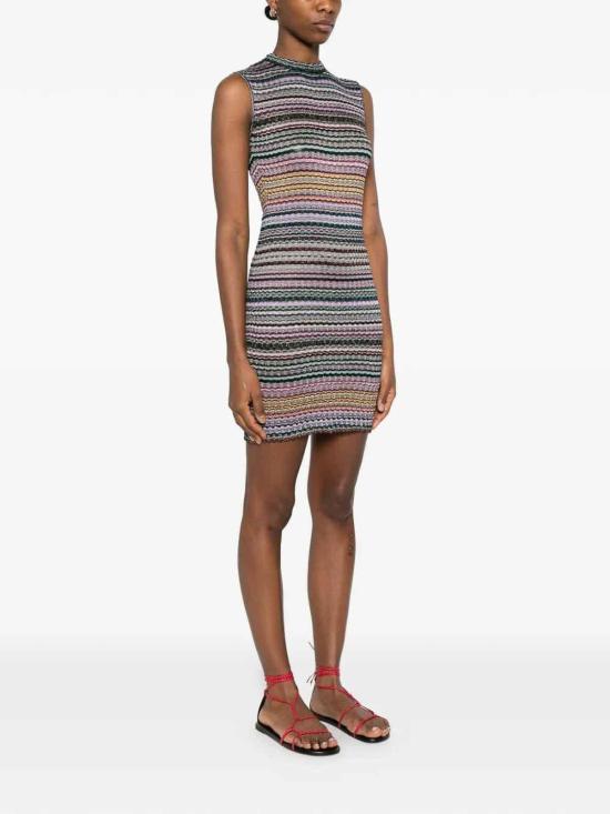 26SS 미소니 숏 원피스 29DS25WG0RBK01CELM04G Light Yellow - MISSONI