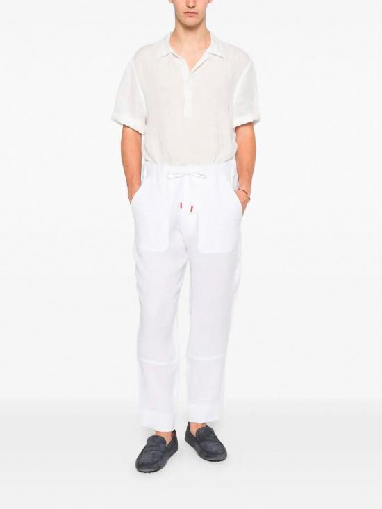 26SS 키톤 트레이닝/조거 팬츠 UPN004H0969002002 White - KITON