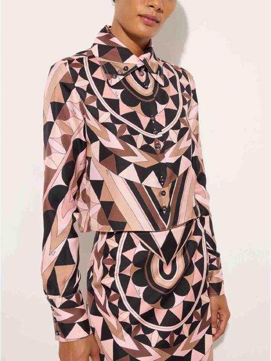 25FW 에밀리오푸치 셔츠 6HRJ166H771039 Nude Neutrals - EMILIO PUCCI