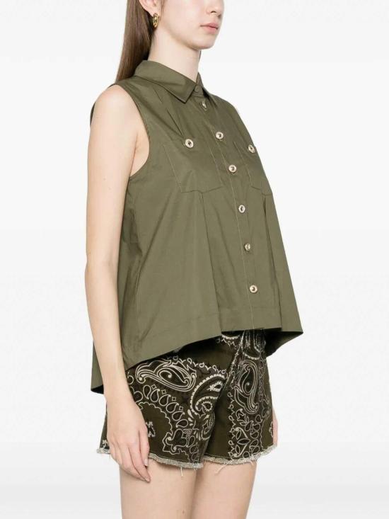 25FW 트윈셋 셔츠 261TT223400914 Green - TWINSET