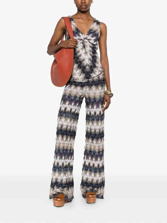 26SS 미소니 팔라초 팬츠 29DS26SI0ZBR015JS72RA Multicolour - MISSONI