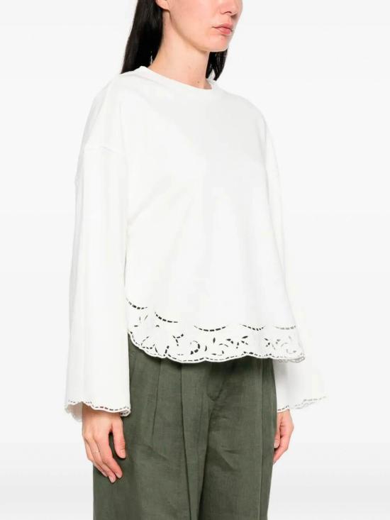 26SS 트윈셋 긴팔 티셔츠 261TP205A00001 White - TWINSET