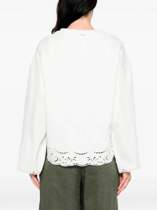 26SS 트윈셋 긴팔 티셔츠 261TP205A00001 White - TWINSET